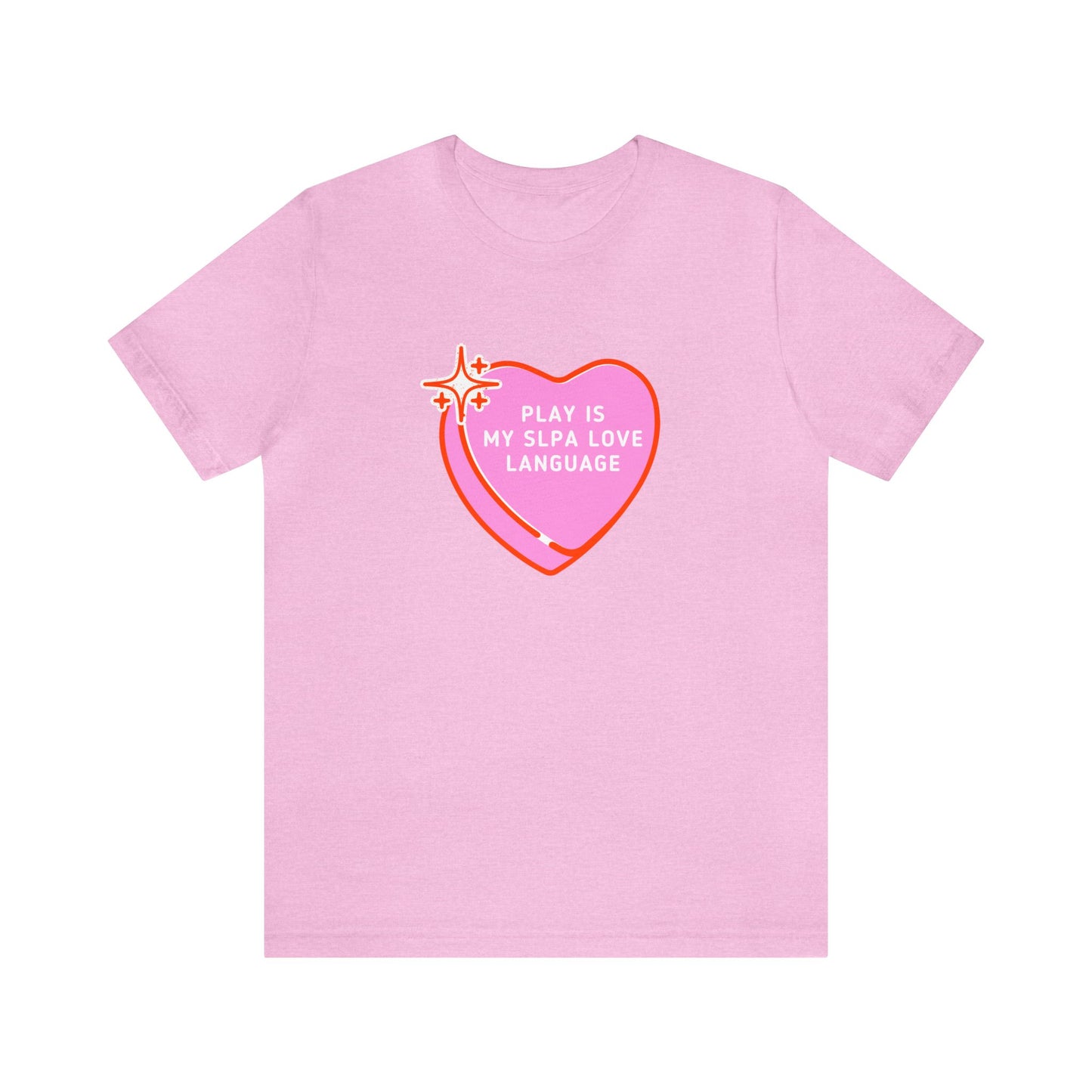 Play Is My SLPA Love Language Jersey T-Shirt