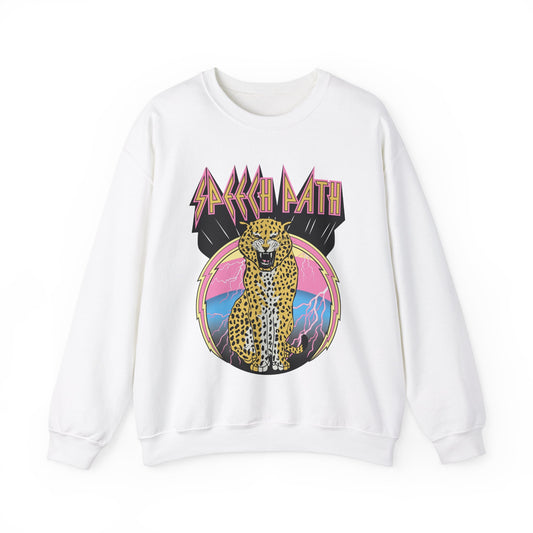 Rock Leopard Speech Path Crewneck Sweatshirt