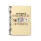 Everyone Communicates Differently Ruled Line Spiral Notebook