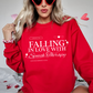 Falling in Love With Speech Therapy Crewneck Sweatshirt