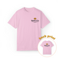 Custom Logo Comfort Colors T-Shirt | Left Chest & Back Print