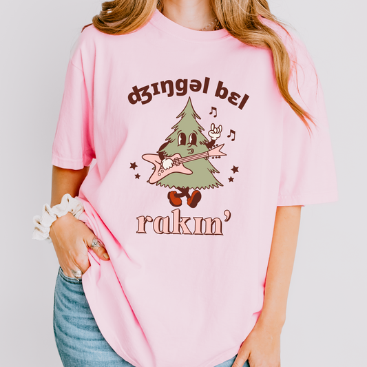 Jingle Bell Rockin' Phonetic Comfort Colors T-Shirt