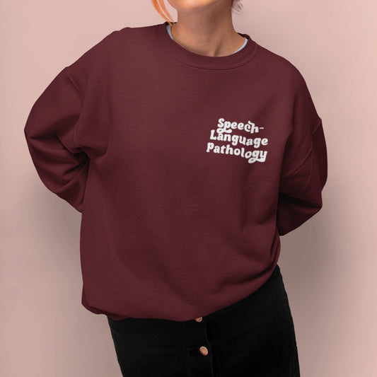 Speech-Language Pathology Simple Crewneck Sweatshirt