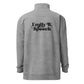 Custom Logo Embroidered Quarter Zip Sweatshirt | Front and Back Embroidery