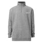 Custom Logo Embroidered Quarter Zip Sweatshirt | Front and Back Embroidery