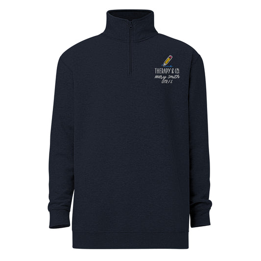 Personalized Embroidered OT Pencil Quarter Zip Sweatshirt