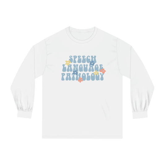 Speech-Language Pathology Retro Flower Long Sleeve T-Shirt