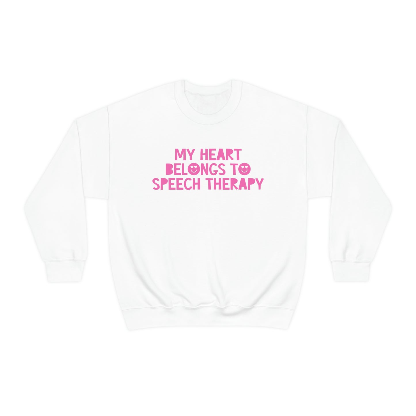 My Heart Belongs to Speech Therapy Crewneck Sweatshirt