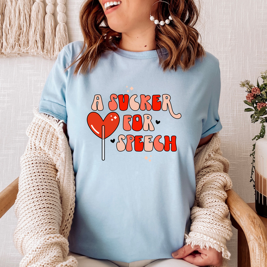 Sucker for Speech Jersey T-Shirt