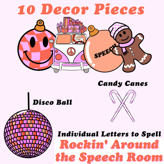 Holiday Speech Room Bulletin Board Kit