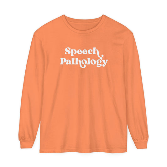 Speech Pathology Comfort Colors Long Sleeve T-Shirt