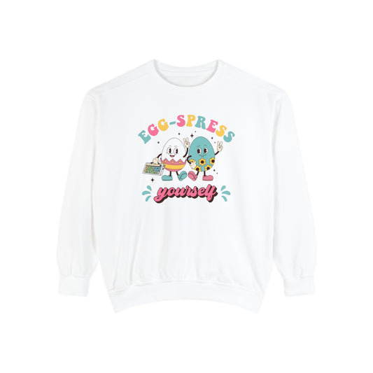 Egg-Spress Yourself Pathology Comfort Colors Sweatshirt