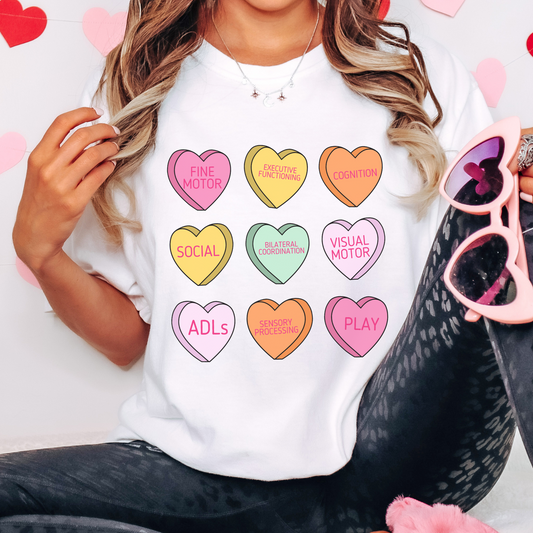 Candy Hearts OT Scope Jersey T-Shirt