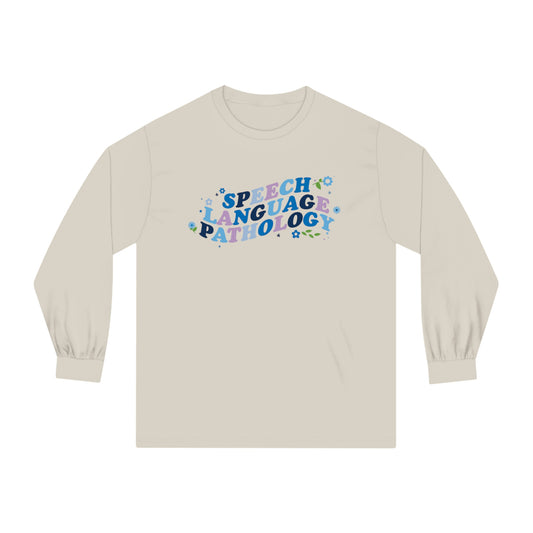 Speech Flowers Long Sleeve T-Shirt