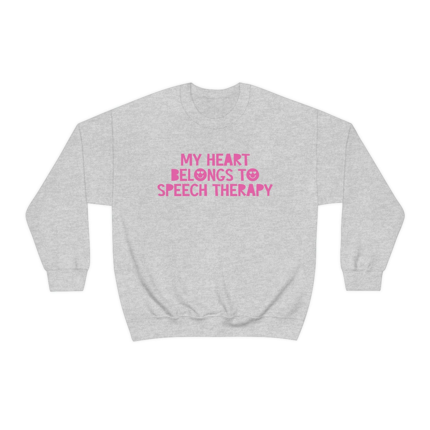 My Heart Belongs to Speech Therapy Crewneck Sweatshirt