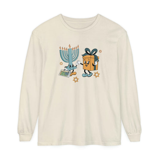 Hanukkah AAC Long Sleeve Comfort Colors T-Shirt