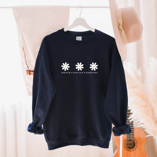 Daisy Speech Language Pathology Crewneck Sweatshirt