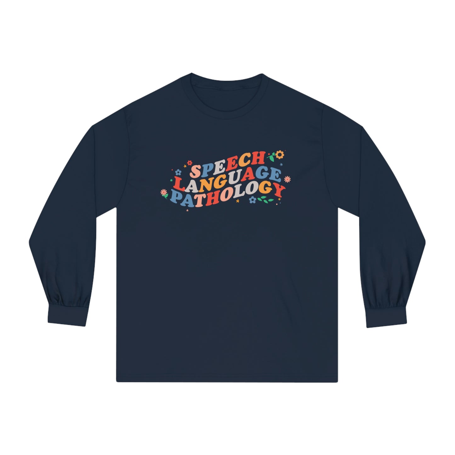 Speech Flowers Long Sleeve T-Shirt