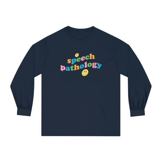 Speech Pathology Wavy Long Sleeve T-Shirt