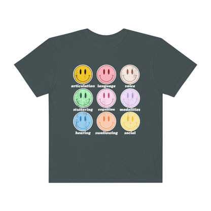 Retro Distressed Speech Scope Comfort Colors T-Shirt