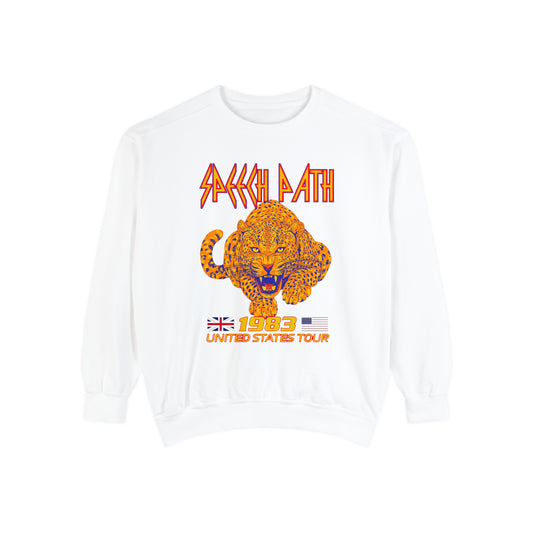 Def Speech Band Inspired Comfort Colors Sweatshirt