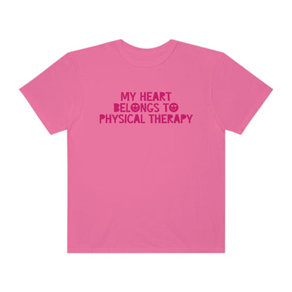 My Heart Belongs to PT Tonal Comfort Colors T-Shirt