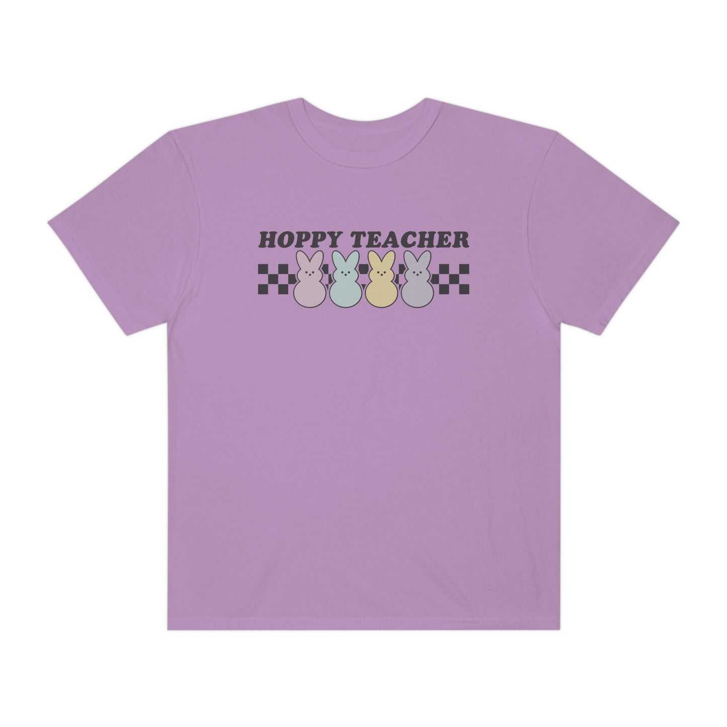 Hoppy Teacher Comfort Colors T-Shirt