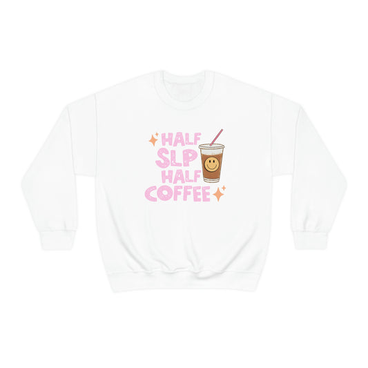 Half SLP Half Coffee Crewneck Sweatshirt