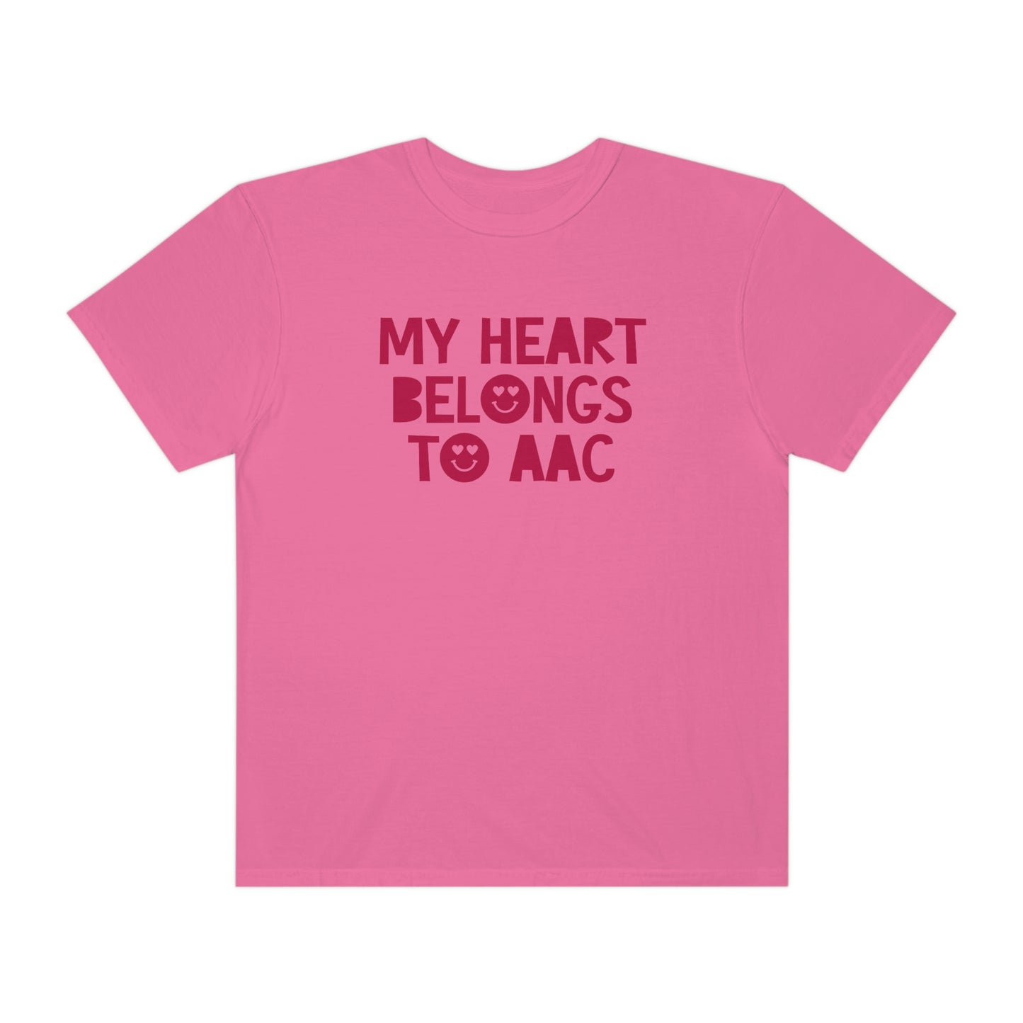 My Heart Belongs to AAC Tonal Comfort Colors T-Shirt