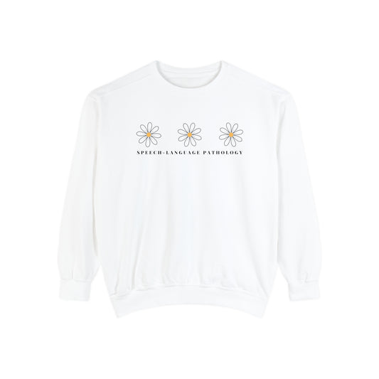 Daisy Speech-Language Pathology Comfort Colors Sweatshirt