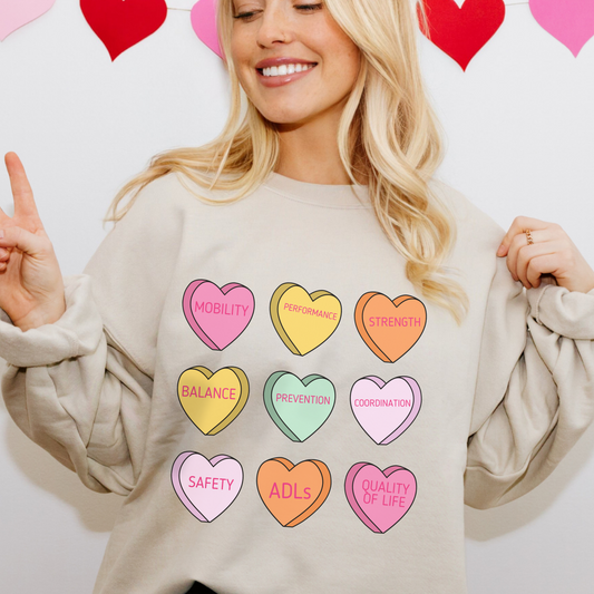 Candy Hearts PT Scope Crewneck Sweatshirt