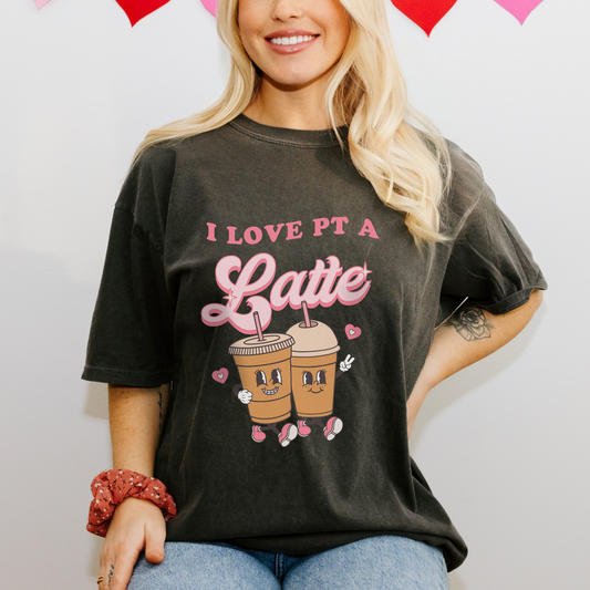 I Love PT a Latte Comfort Colors T-Shirt