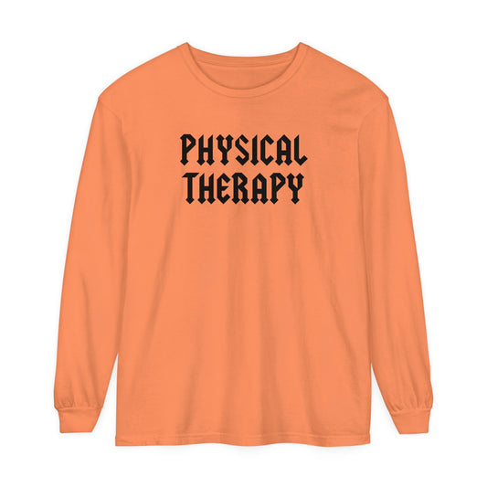 Physical Therapy Band Inspired Long Sleeve Comfort Colors T-Shirt