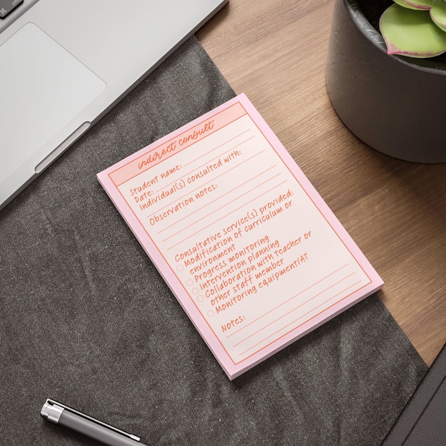 Consult Post-it® Note Pad 4 x 6