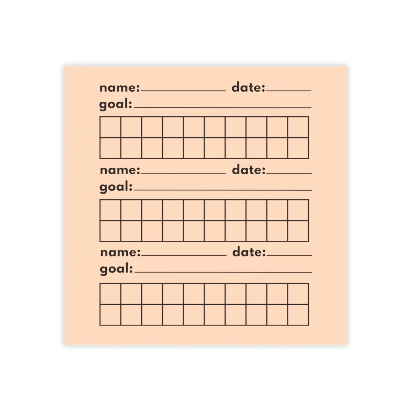 Group Session Data Post-it® Note Pads