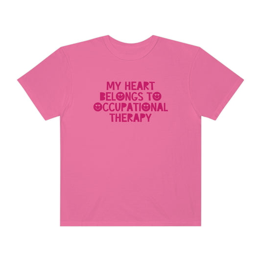 My Heart Belongs to OT Tonal Comfort Colors T-Shirt