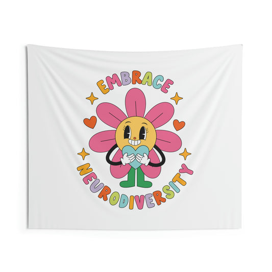 Embrace Neurodiversity Wall Tapestry