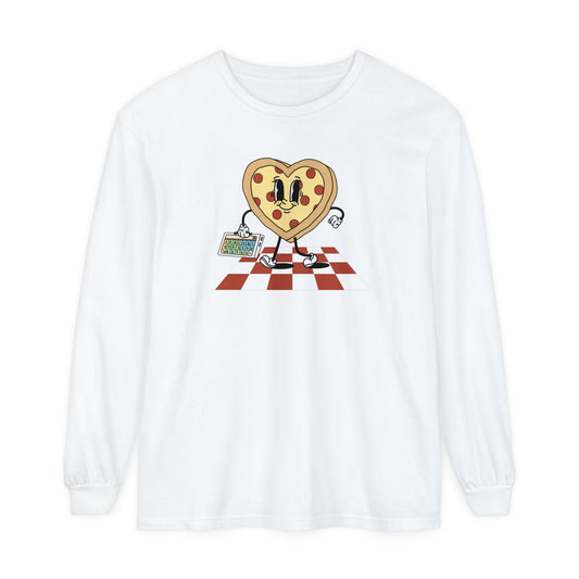 Pizza My Heart AAC Long Sleeve Comfort Colors T-Shirt