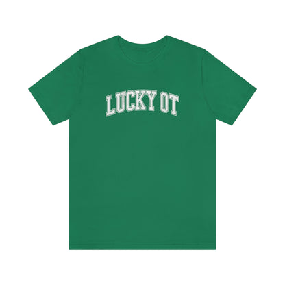 Lucky OT Distressed Jersey T-Shirt