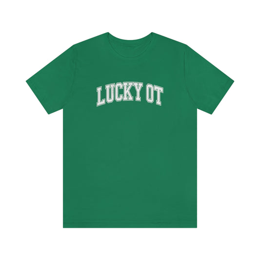 Lucky OT Distressed Jersey T-Shirt