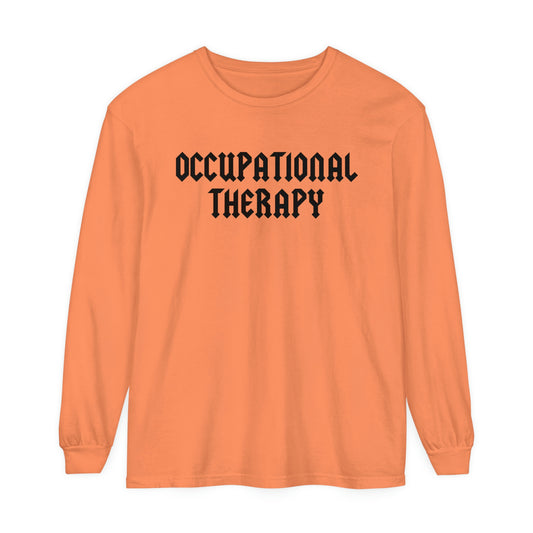 Occupational Therapy Band Inspired Long Sleeve Comfort Colors T-Shirt