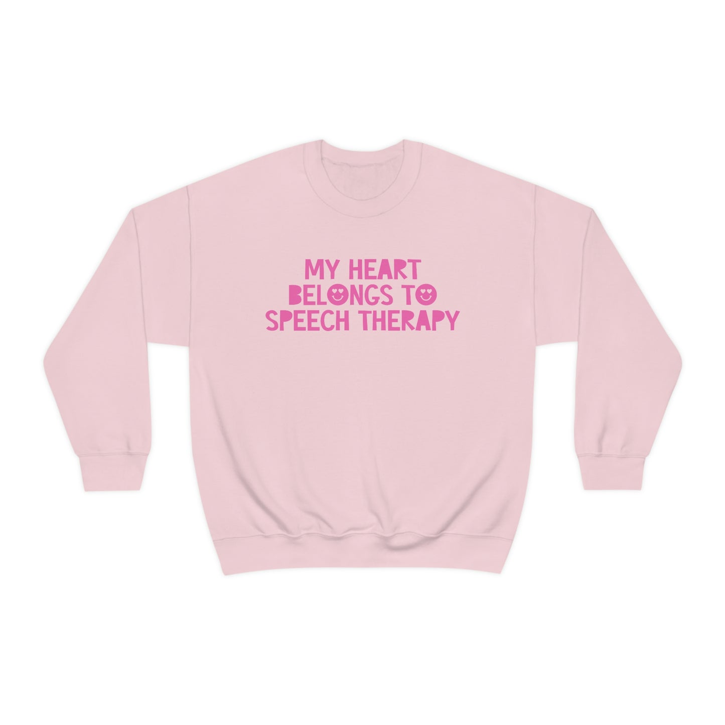 My Heart Belongs to Speech Therapy Crewneck Sweatshirt