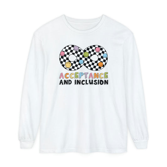 Acceptance and Inclusion Long Sleeve Comfort Colors T-Shirt