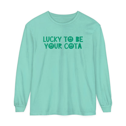 Lucky to Be Your COTA Long Sleeve Comfort Colors T-Shirt