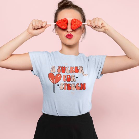 Sucker for Speech Jersey T-Shirt